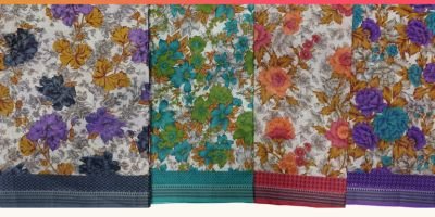 Geometric pattern sarees by Shree Suchitra 2