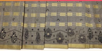 Embroidered Cotton sarees by Shree Suchitra 9