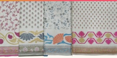 Print with embroidery sarees by Shree Suchitra 4